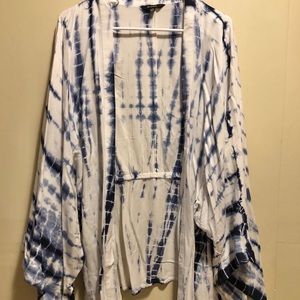 Tie dye kimono cardigan